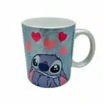 Tazón 325ml Metalizado Diseño Stitch Love