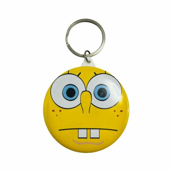 Chapita Circular de 58mm Tipo Llavero Diseño Bob Esponja