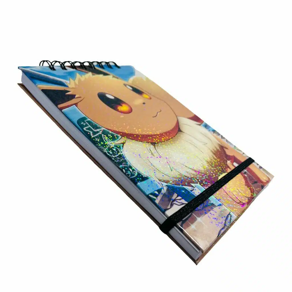 Croquera A5 80 Hojas Lisas Blancas Diseño Eevee / Pokémon - Imagen 4