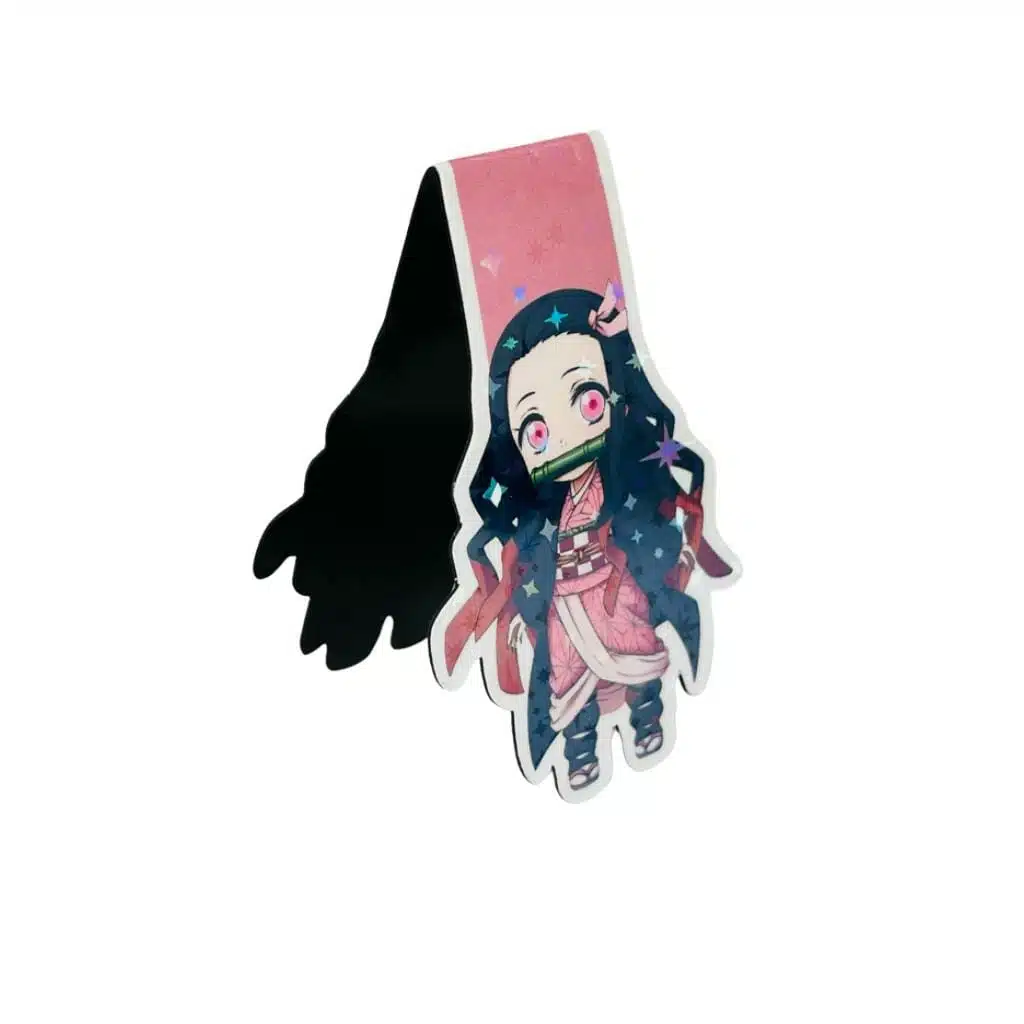 Marcapáginas Imantado Diseño de Nezuko Kamado / Demon Slayer: Kimetsu no Yaiba - Imagen 1