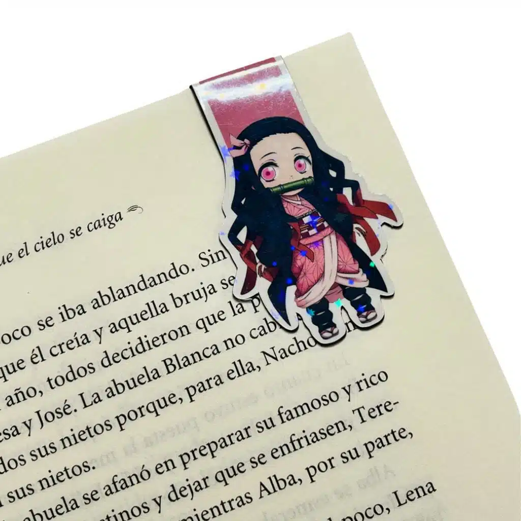 Marcapáginas Imantado Diseño de Nezuko Kamado / Demon Slayer: Kimetsu no Yaiba - Imagen 2