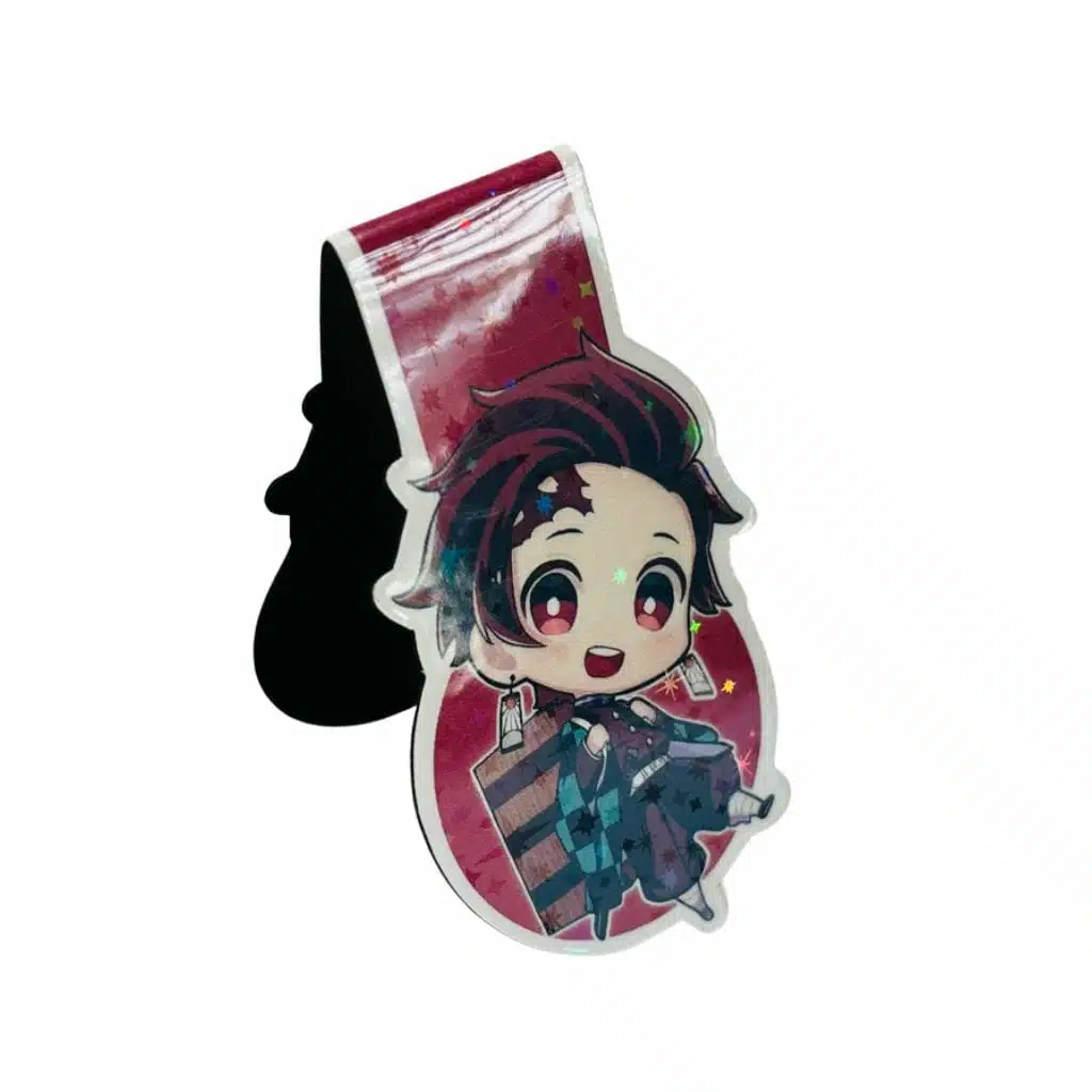 Marcapáginas Imantado Diseño de Tanjiro Kamado / Demon Slayer: Kimetsu no Yaiba - Imagen 1