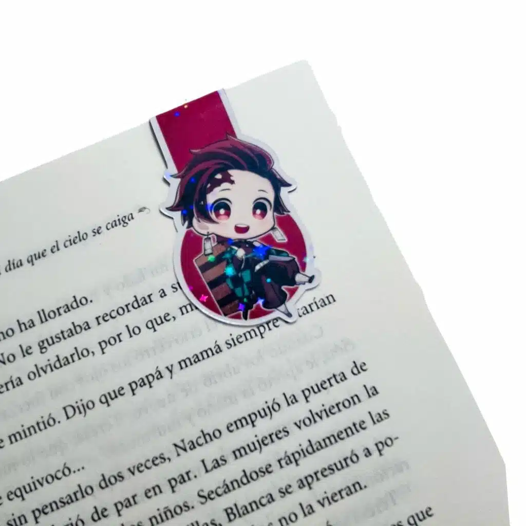 Marcapáginas Imantado Diseño de Tanjiro Kamado / Demon Slayer: Kimetsu no Yaiba - Imagen 2