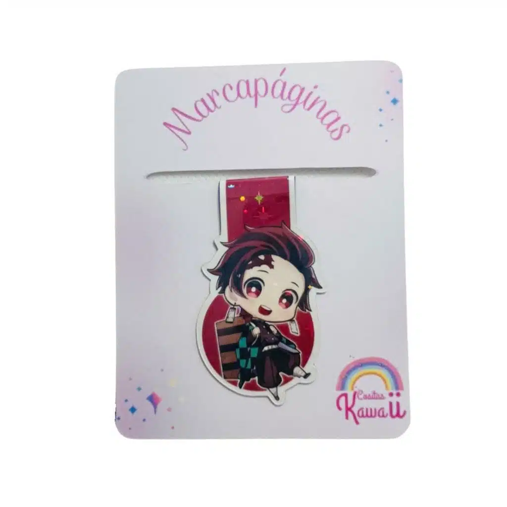 Marcapáginas Imantado Diseño de Tanjiro Kamado / Demon Slayer: Kimetsu no Yaiba - Imagen 4