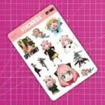 Lámina de Stickers Diseño Spy x Family - Imagen 2