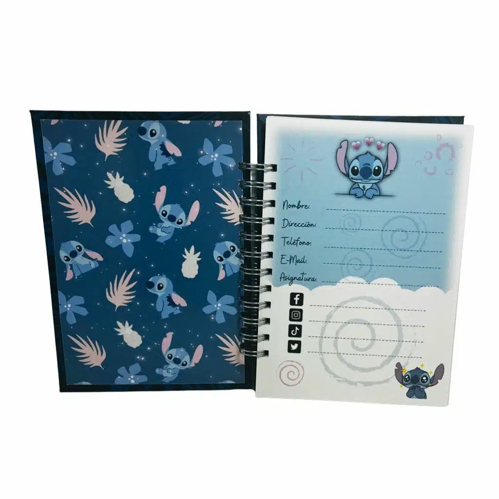 Cuaderno A5 100 Hojas Diseño de Stitch (Elige Diseño de Hojas) - Imagen 4