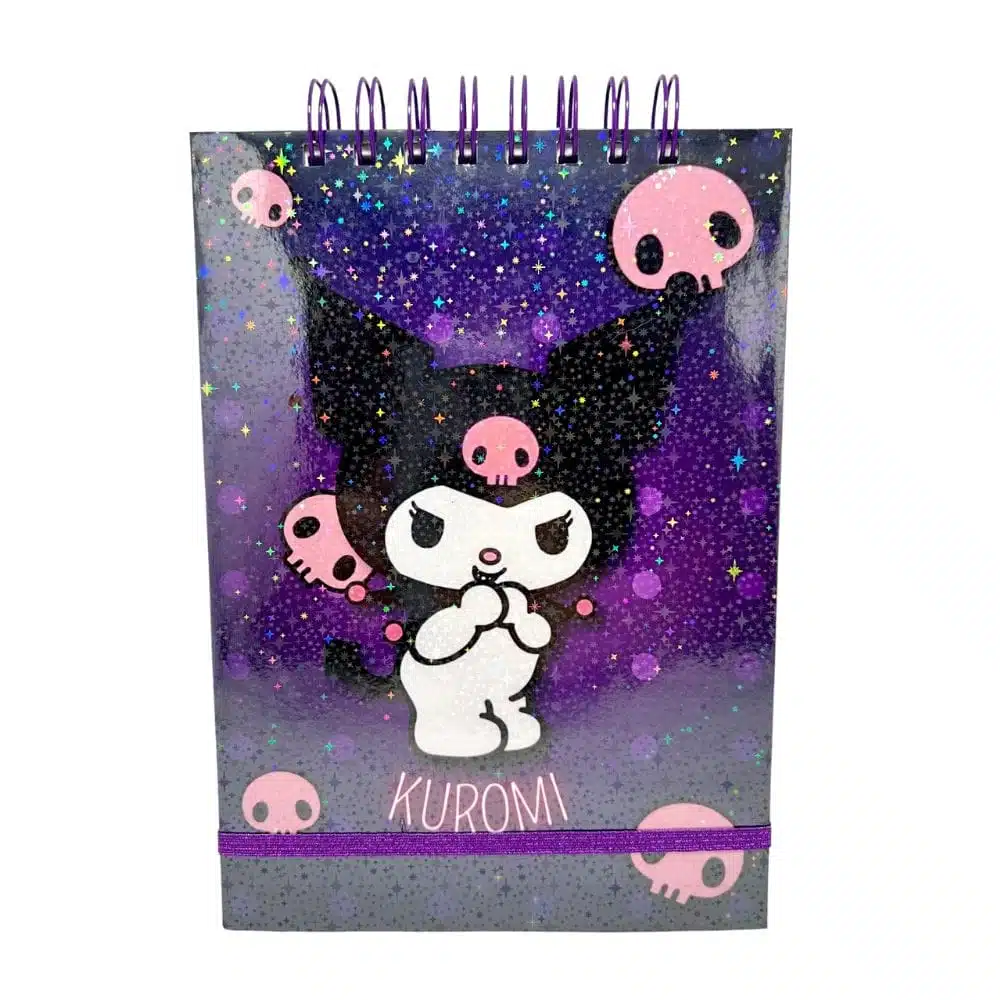 Croquera A5 80 Hojas Lisas Blancas Diseño Kuromi - Imagen 1