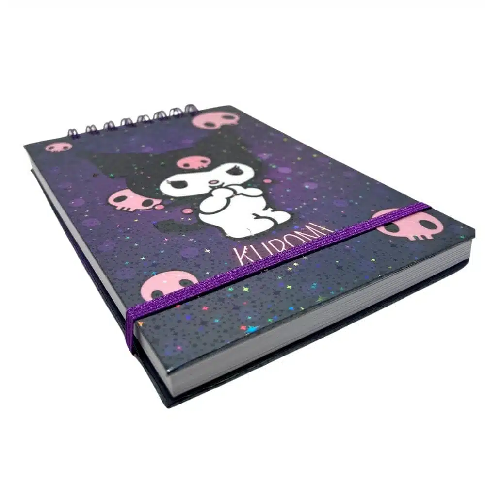 Croquera A5 80 Hojas Lisas Blancas Diseño Kuromi - Imagen 4