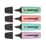 Set de 4 Destacadores Stabilo Boss Original Pastel - Imagen 2
