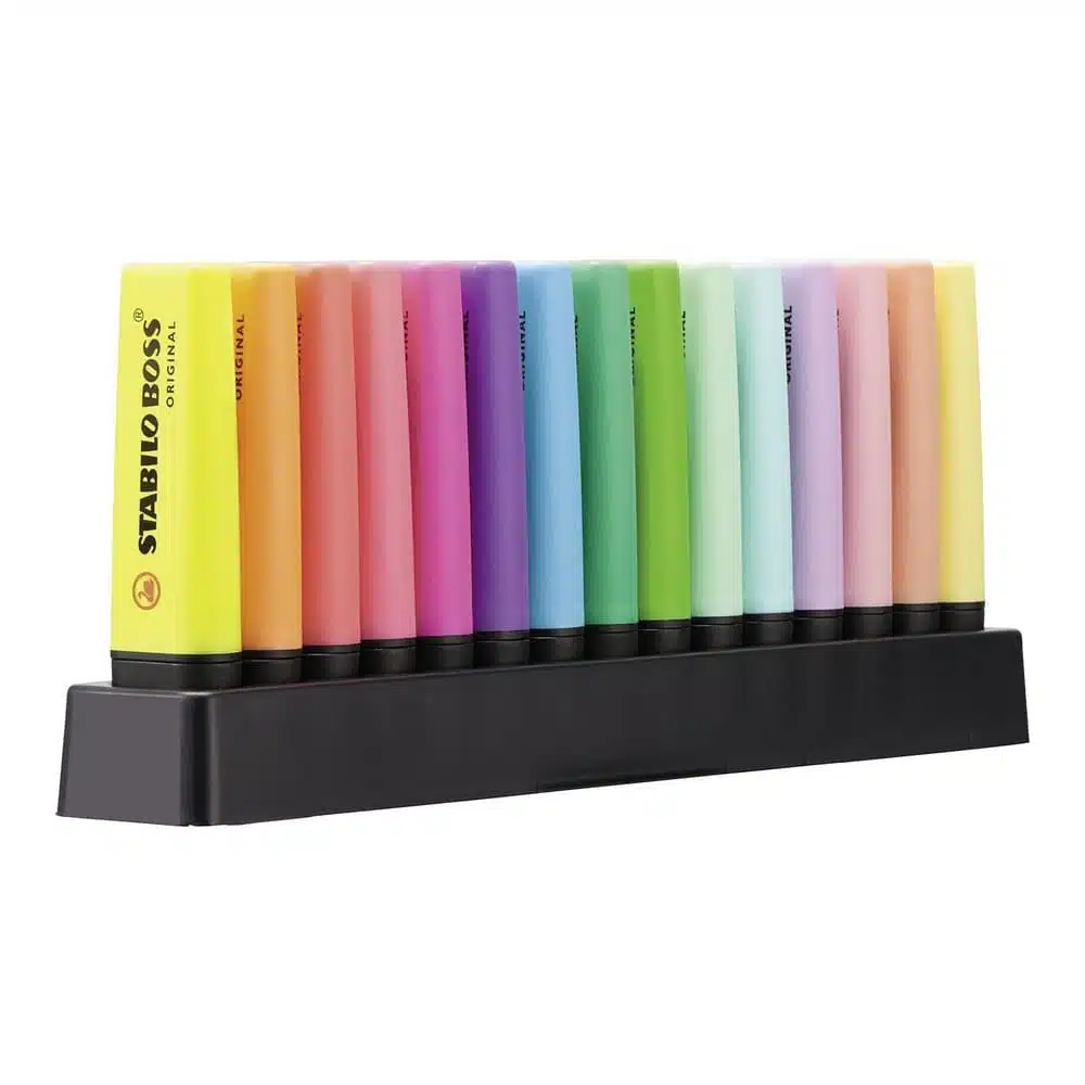 Set de 15 Destacadores Stabilo Boss Original - Imagen 2