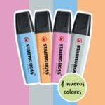 Set de 4 Destacadores Stabilo Boss Original Pastel - Imagen 4