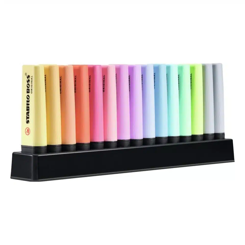 Set de 15 Destacadores Stabilo Boss Original Pastel - Imagen 2