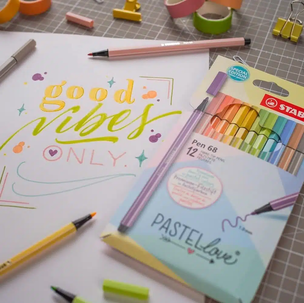 Set de 12 Marcadores Stabilo Pen 68 Pastel Love (Special Edition) - Imagen 2