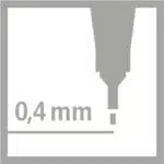 Set de 50 Tiralíneas Stabilo Point 88 Caja Metálica - Imagen 10
