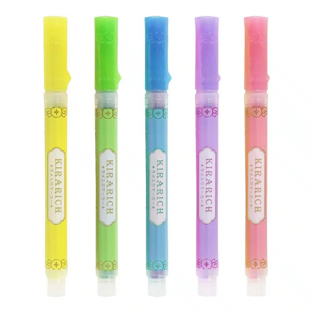 Destacador Glitter Kirarich Zebra (Elige Color) - Imagen 1