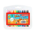 Set de 12 Crayones de Cera Stabilo Yippy-Wax