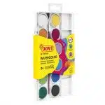 Set de 12 Acuarelas de Colores Jovi en Pastillas 22mm + Pincel - Imagen 3