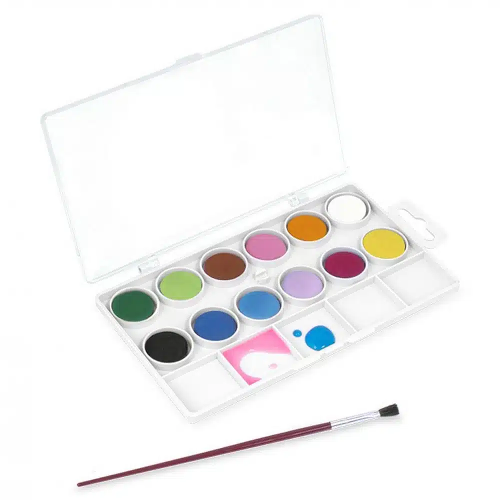 Set de 12 Acuarelas de Colores Jovi en Pastillas 22mm + Pincel - Imagen 4