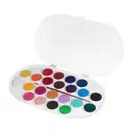 Set de 22 Acuarelas de Colores Jovi en Pastillas 30mm + Pincel - Imagen 5