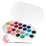 Set de 22 Acuarelas de Colores Jovi en Pastillas 30mm + Pincel - Imagen 3