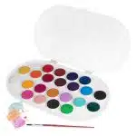 Set de 22 Acuarelas de Colores Jovi en Pastillas 30mm + Pincel - Imagen 3