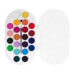 Set de 22 Acuarelas de Colores Jovi en Pastillas 30mm + Pincel - Imagen 2