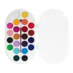 Set de 22 Acuarelas de Colores Jovi en Pastillas 30mm + Pincel - Imagen 2