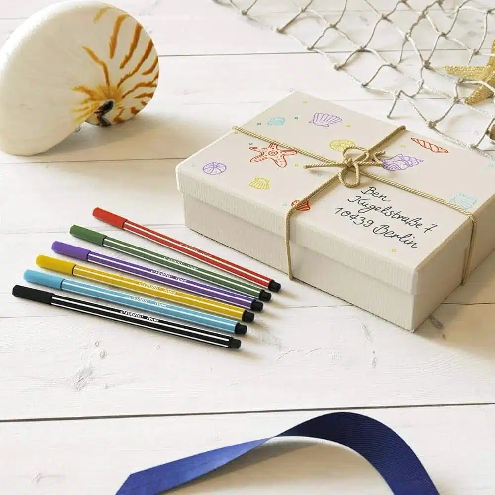 Set de 15 Marcadores Stabilo Pen 68 en Estuche Rosado - Imagen 8