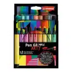 Set de 18 Marcadores Stabilo Pen 68 Max Arty