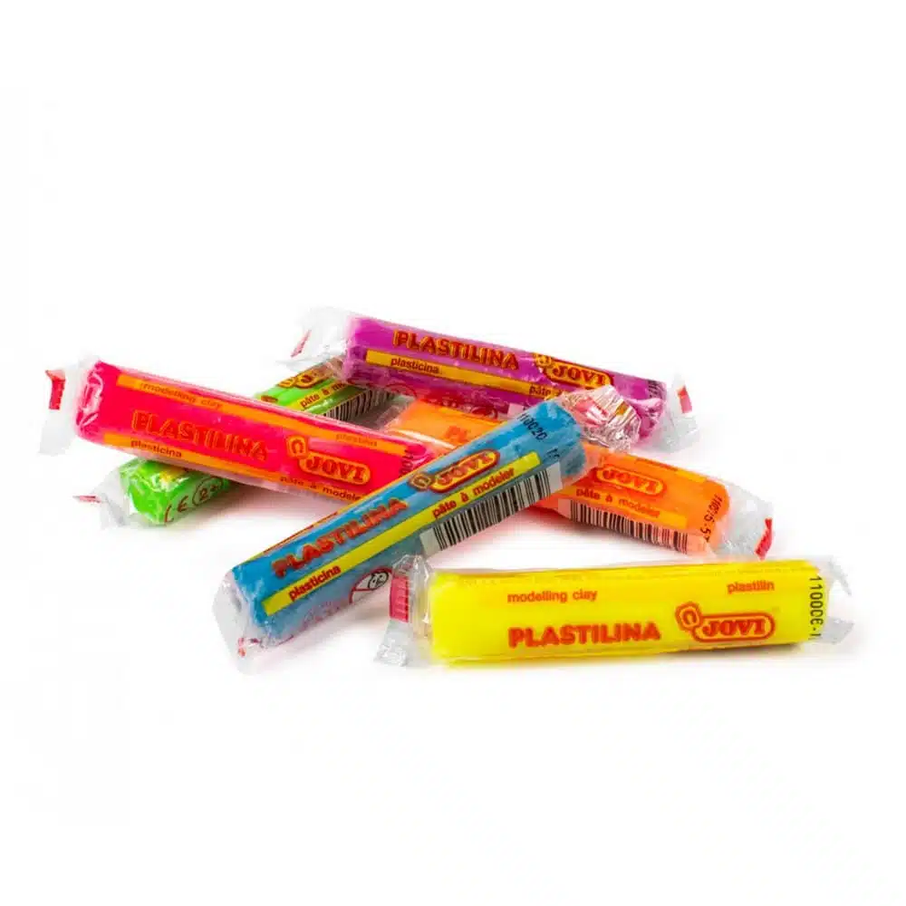 Set de 6 Barras de Plastilina 15g Colores Neón Jovi - Imagen 2