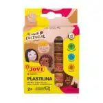 Set de 6 Barras de Plastilina 15g Colores Multicultural Jovi
