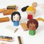 Set de 6 Barras de Plastilina 15g Colores Multicultural Jovi - Imagen 4