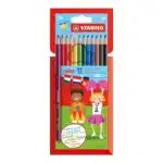 Set de 12 Lápices de Madera para Colorear Stabilo