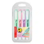 Set de 4 Destacadores Stabilo Swing Cool Pastel