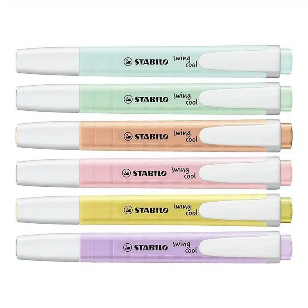 Set de 6 Destacadores Stabilo Swing Cool Pastel - Imagen 3