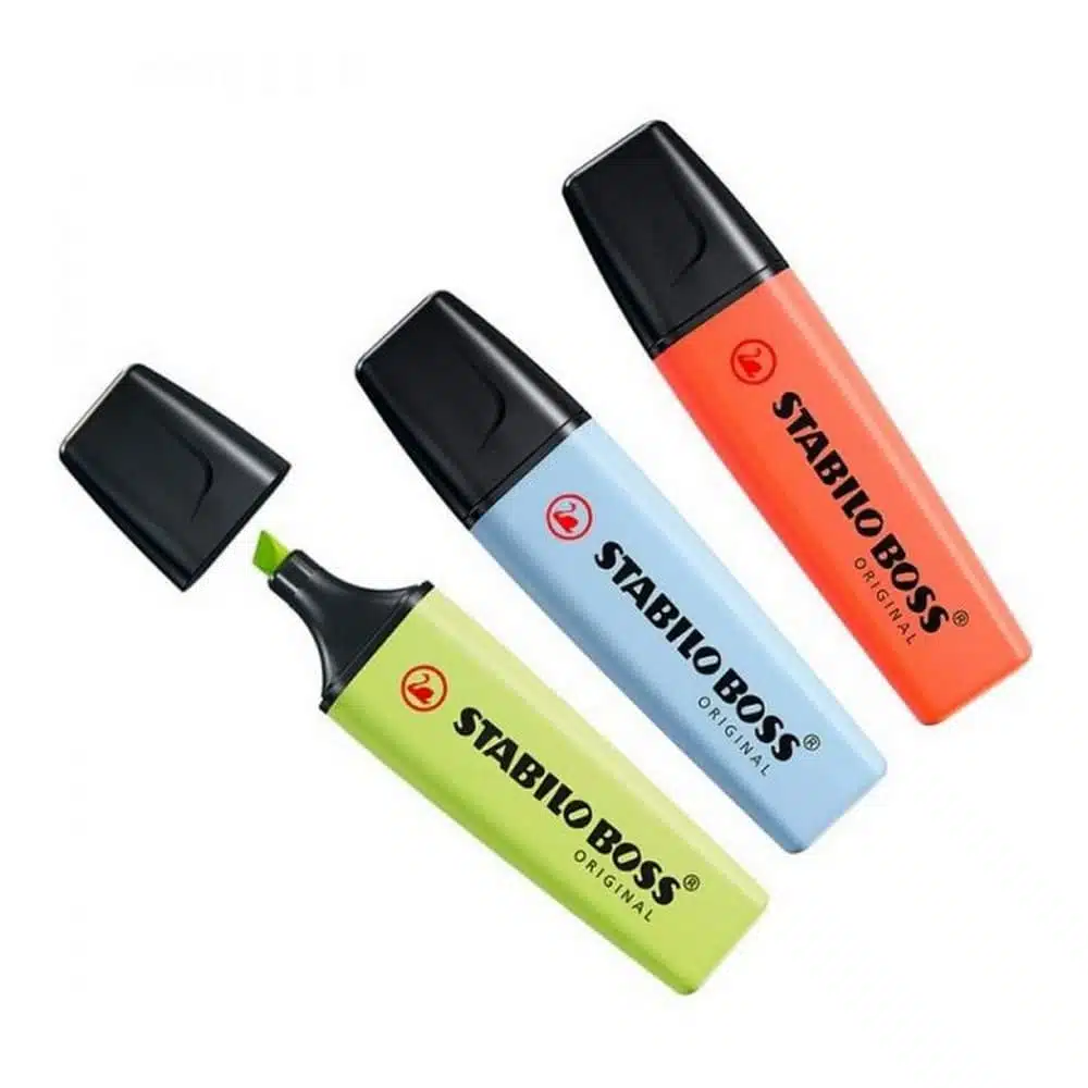 Set de 3 Destacadores Stabilo Boss Original Pastel 2021 - Imagen 3