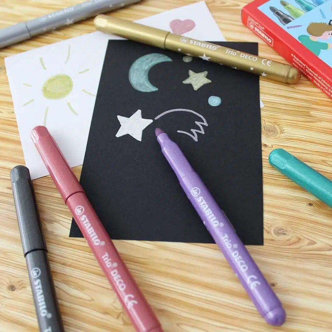 Set de 8 Marcadores Metálicos Stabilo Trio Deco - Imagen 2