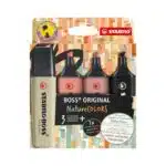 Set de 4 Destacadores Stabilo Boss Original Nature Colors