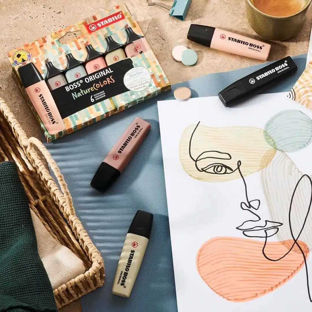 Set de 3 Destacadores Stabilo Boss Original Nature Colors - Imagen 6