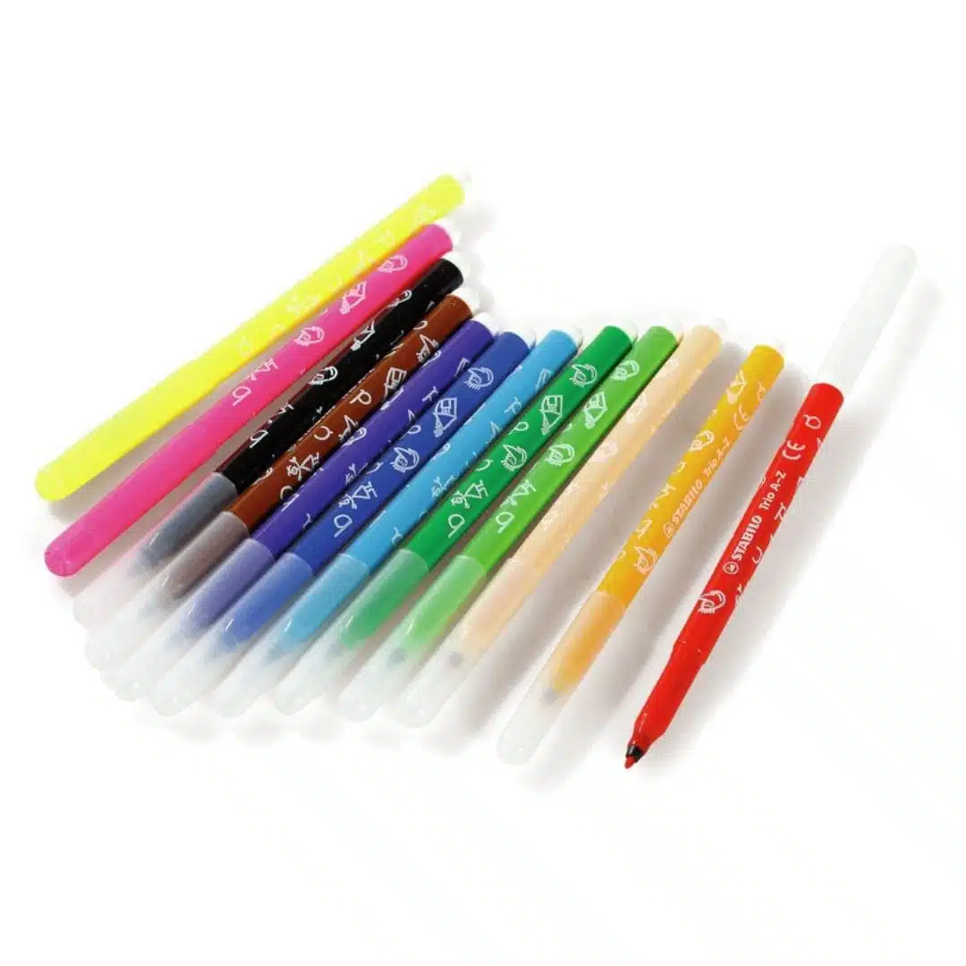 Set de 12 Marcadores 0.7mm Stabilo Trio A-Z - Imagen 2