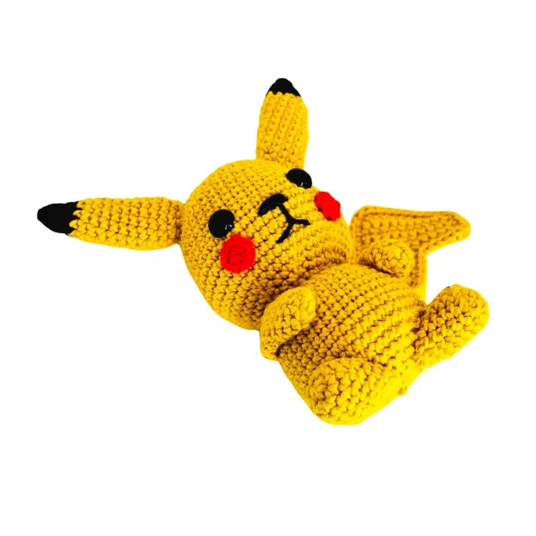 Amigurumi 14cm Pikachu / Pokémon - Imagen 3