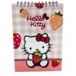Croquera B5 100 Hojas Lisas Blancas Diseño Hello Kitty