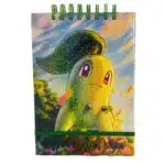 Croquera A5 80 Hojas Lisas Blancas Diseño Chikorita / Pokémon