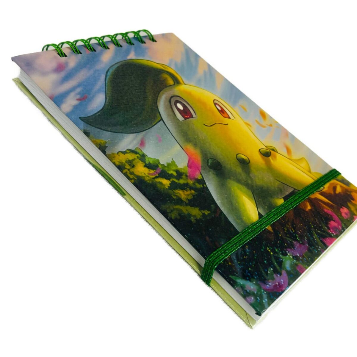 Croquera A5 80 Hojas Lisas Blancas Diseño Chikorita / Pokémon - Imagen 2