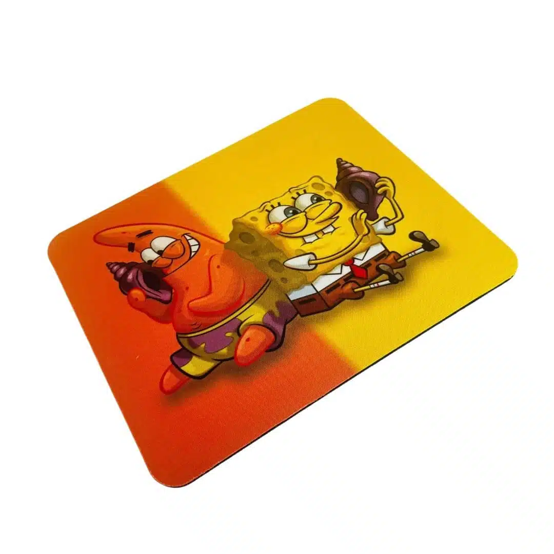 Mouse Pad de 22x18cm. Diseño Bob Esponja y Patricio Estrella - Imagen 3