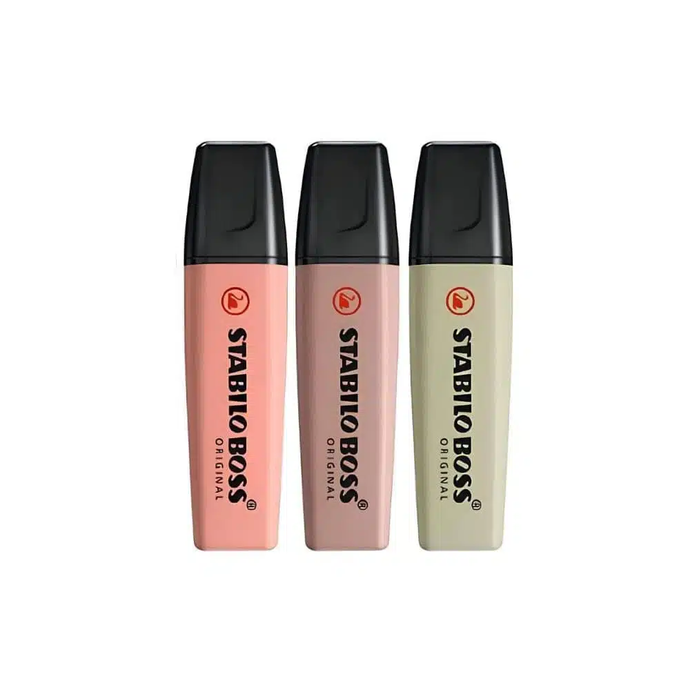 Set de 3 Destacadores Stabilo Boss Original Nature Colors - Imagen 2