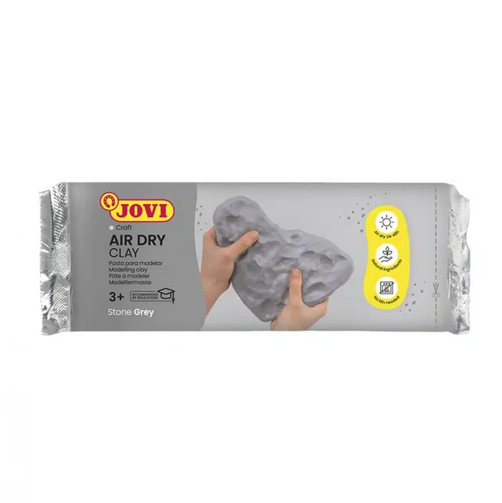 Pasta para Modelar Gris Jovi Air Dry Clay (Elige Tamaño) - Imagen 2