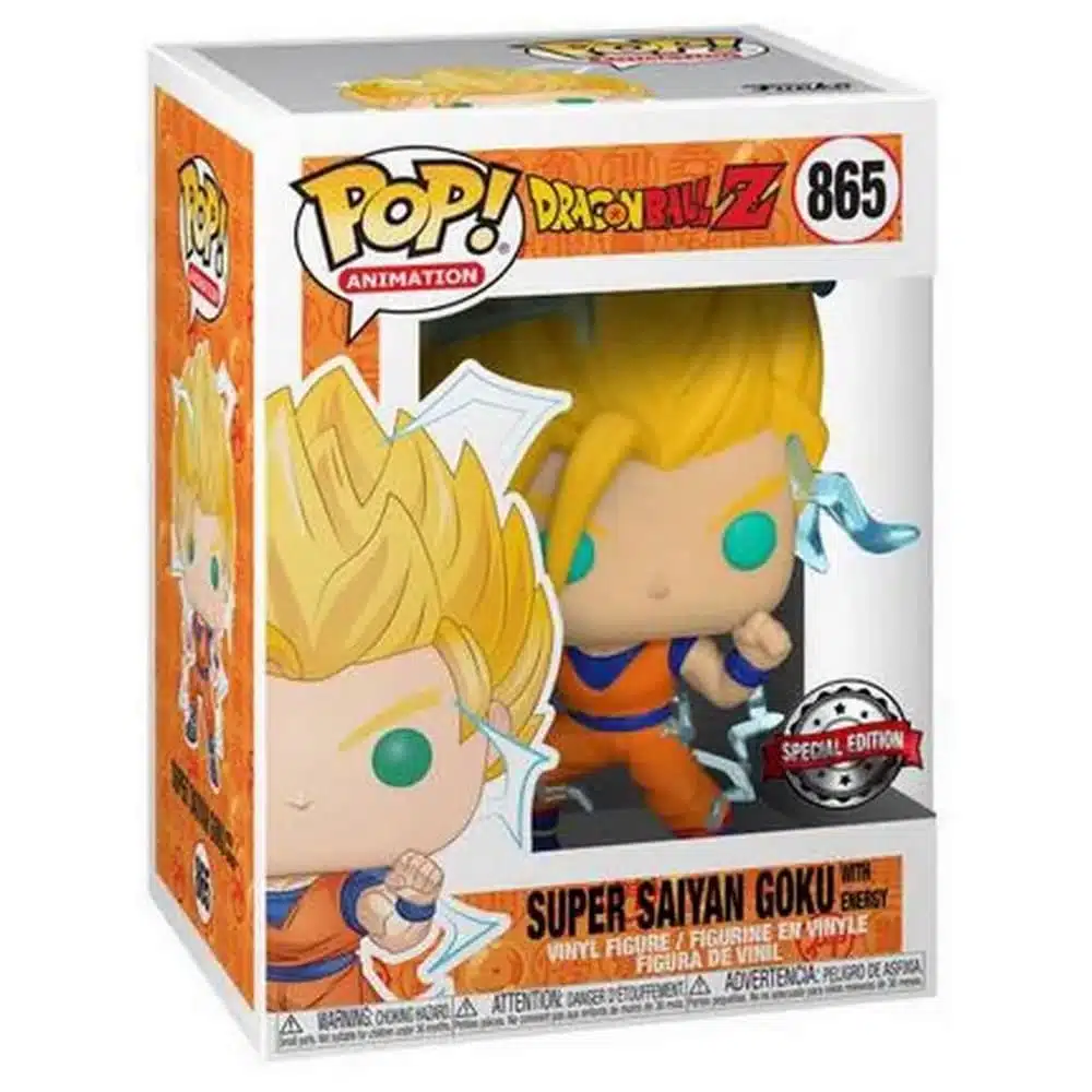 Funko Pop! Animation - Super Saiyan Goku (With Energy) / Dragon Ball Z (Special Edition) #865 - Imagen 2