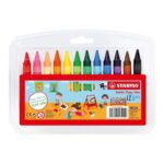 Set de 12 Crayones de Cera Stabilo Jumbo Yippy-Wax