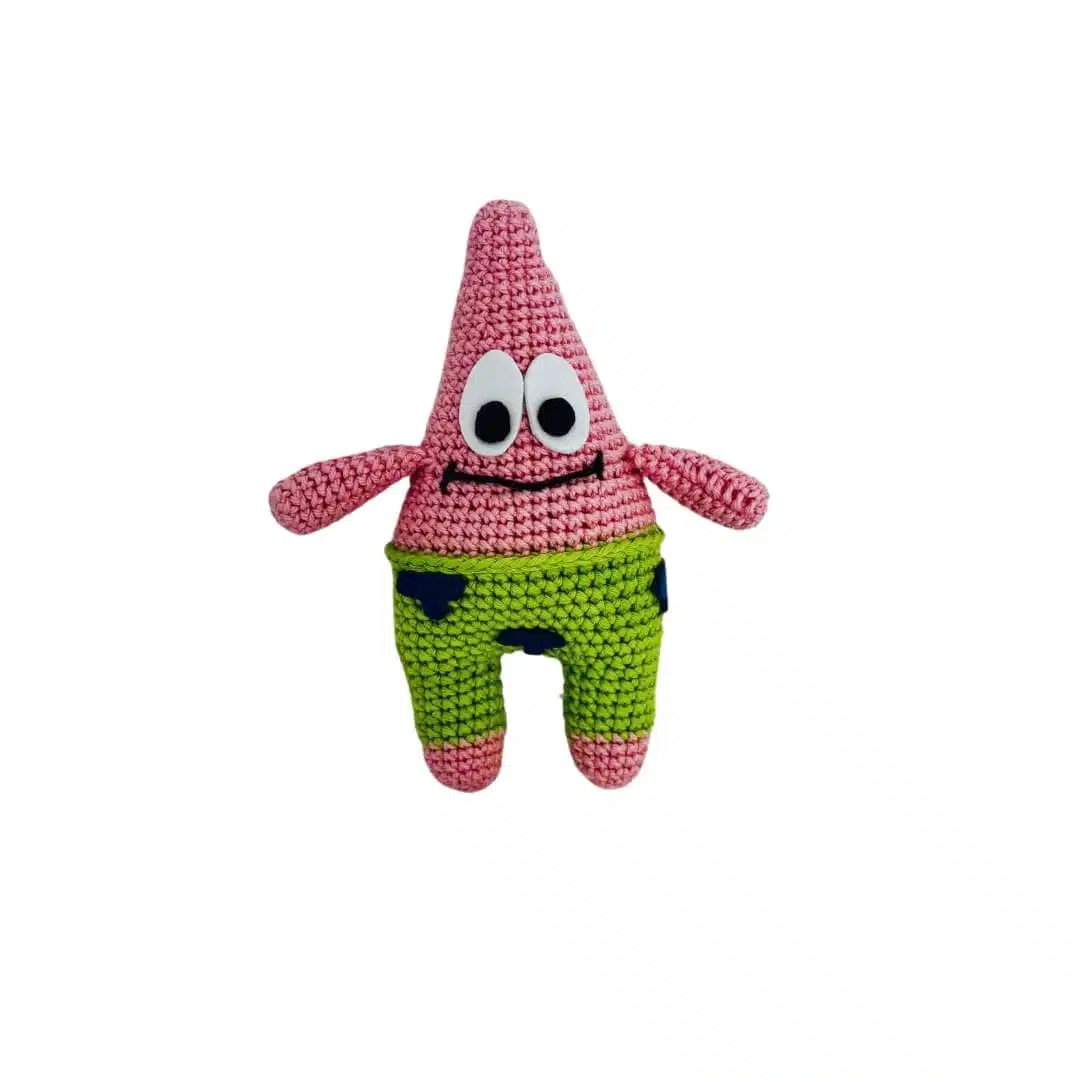 Amigurumi 14cm Patricio Estrella / Bob Esponja - Imagen 1